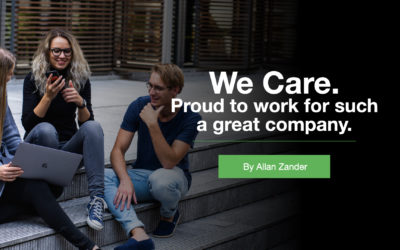 We Care. Proud to work for such a great company.