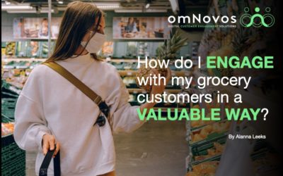 How do I engage with my grocery customers in a valuable way?