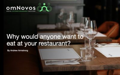 Why would anyone want to eat at your restaurant?
